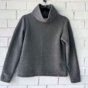 Dudley Stephens Park Slope Double Vello Fleece Heather Grey Made in USA Small